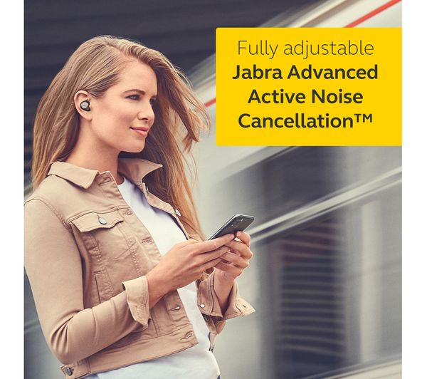 JABRA Elite 85t Wireless Bluetooth Noise-Cancelling Earbuds - Titanium Black - Image 3