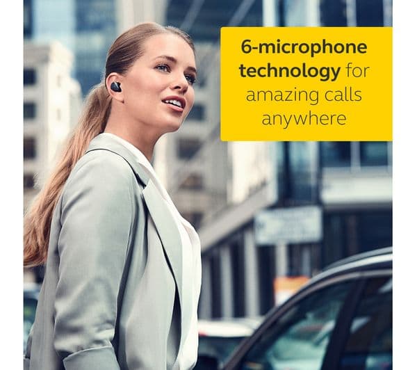 JABRA Elite 85t Wireless Bluetooth Noise-Cancelling Earbuds - Titanium Black - Image 5