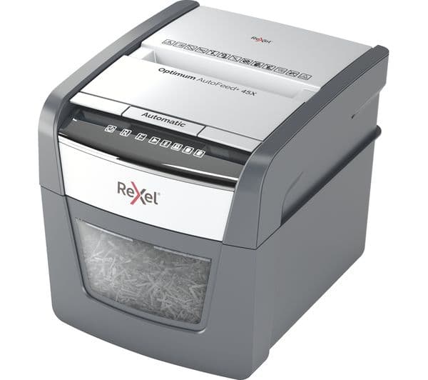 REXEL Optimum Autofeed 2020045X Cross Cut Paper Shredder - Image 1