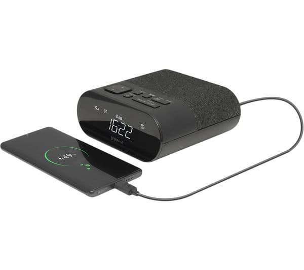 Groov-e GV-CR03 Clock Radio Black - Image 3