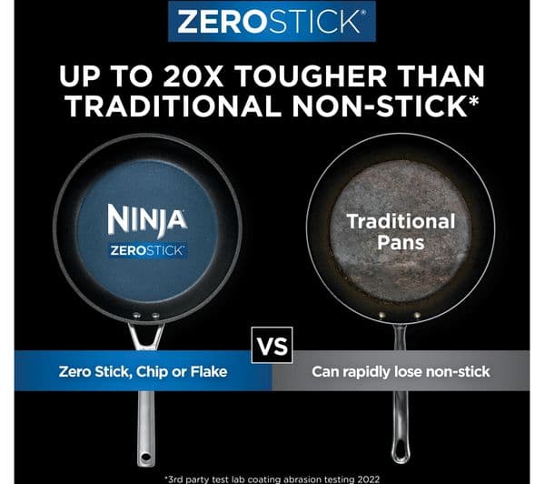Ninja Zerostick Premium C33000UK 3-piece Nonstick Saucepan Set - Grey - Image 7
