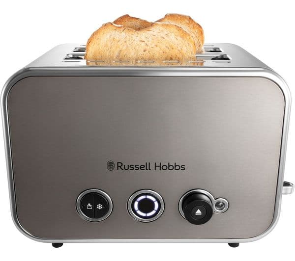 RUSSELL HOBBS Distinctions 2-Slice Toaster - Titanium - Image 4