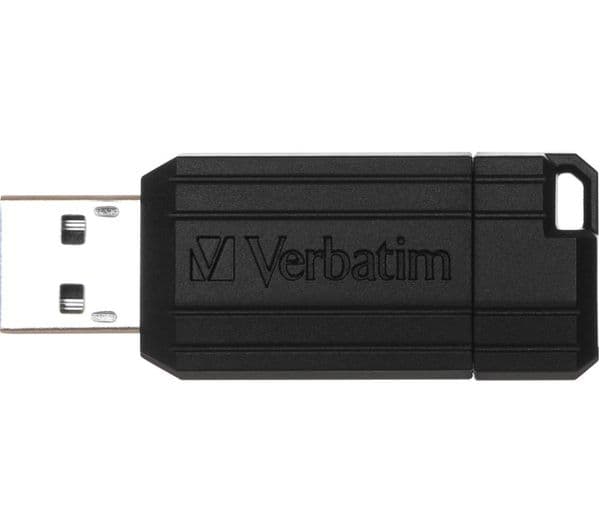 Verbatim PinStripe USB Flash Drive 16GB Black - Image 1