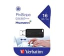 Verbatim PinStripe USB Flash Drive 16GB Black thumbnail 6