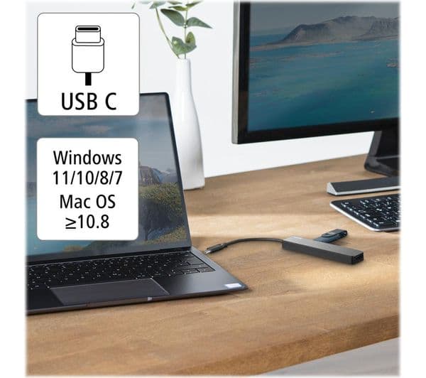 HAMA 5-port USB Type-C Hub - Image 3