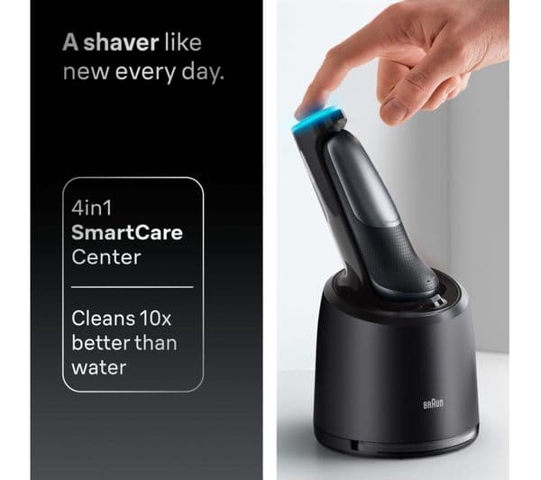 BRAUN Series 7 72-G7200CC Wet & Dry Foil Shaver & 4-in-1 SmartCare Centre - Grey - Image 4