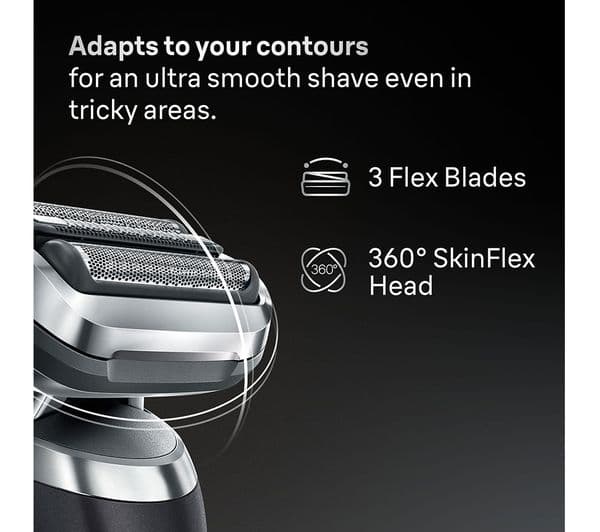 BRAUN Series 7 72-G7200CC Wet & Dry Foil Shaver & 4-in-1 SmartCare Centre - Grey - Image 7
