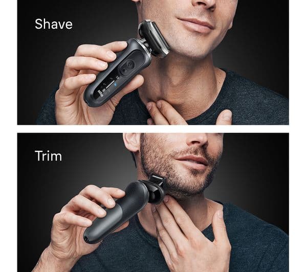 BRAUN Series 7 72-G7200CC Wet & Dry Foil Shaver & 4-in-1 SmartCare Centre - Grey - Image 9
