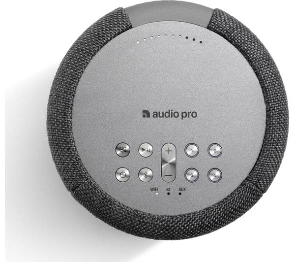AUDIO PRO A10 Wireless Bluetooth Multi-room Speaker - Dark Grey - Image 7