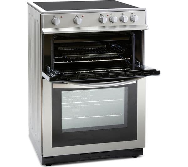 MONTPELLIER MDC600FS 60 cm Electric Ceramic Cooker - Silver - Image 2
