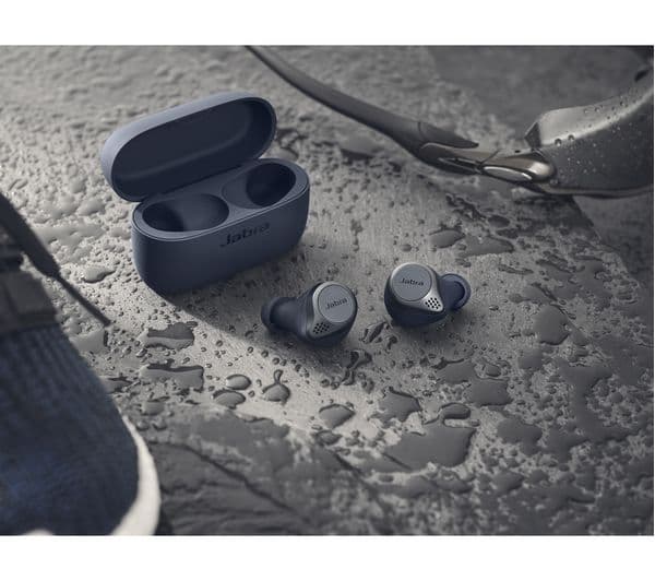 JABRA Elite Active 75T Wireless Charging Enabled Wireless Bluetooth Earphones - Navy - Image 9
