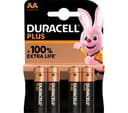 DURACELL Plus AA Alkaline Batteries - Pack of 4 thumbnail 1