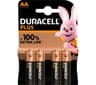 DURACELL Plus AA Alkaline Batteries - Pack of 4