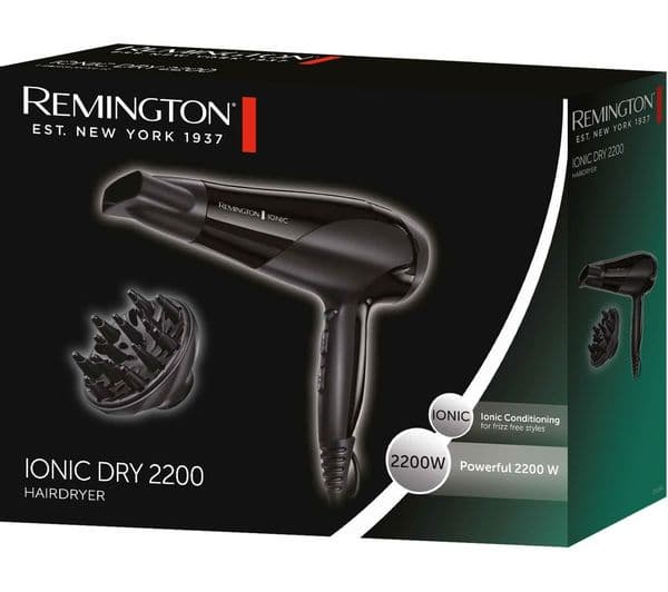 REMINGTON D3198 Hair Dryer - Black - Image 6
