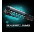 REVAMP Hydro Shield X Shine Ceramic Hair Straightener - Black thumbnail 3