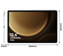 Samsung Galaxy Tab S9 FE+ 12.4 Inch 256GB 12GB RAM WiFi Android Tablet - Silver thumbnail 3