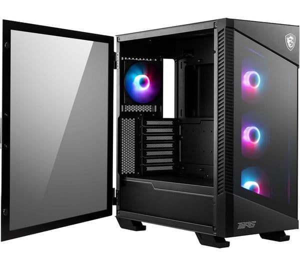 MSI MPG VELOX 100R ATX Mid-Tower PC Case - Black - Image 3
