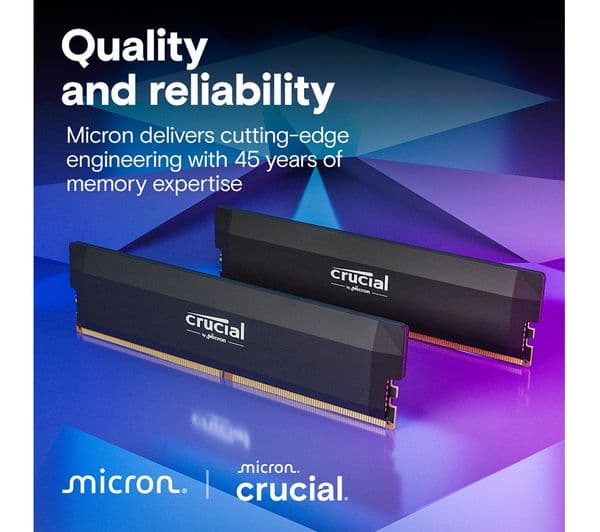 CRUCIAL Pro 32 GB 6400 MHz DDR5 Memory Kit - 16 GB x 2 - Image 6