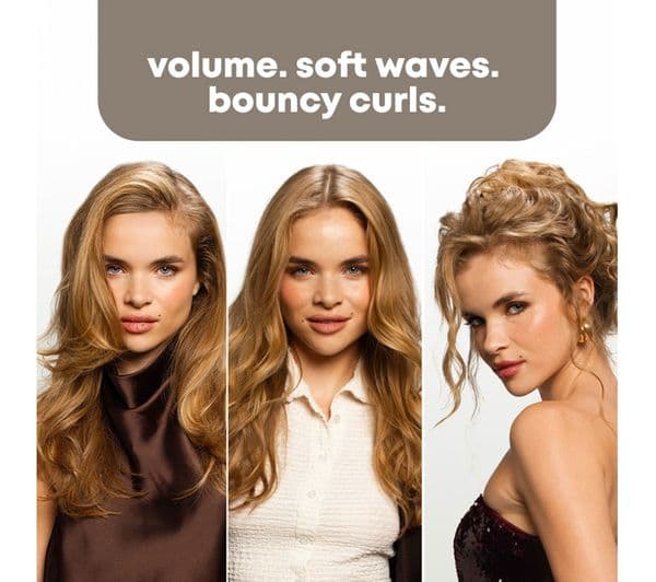 REVAMP Multi Style Revolve 3-in-1 Rotating Hair Styler - Black & Gold - Image 7