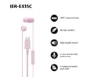 Sony IER-EX15C Earbuds Pink thumbnail 2
