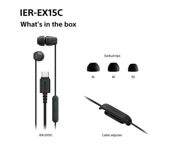 Sony IER-EX15C Earbuds Pink - Image 9