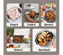 Ninja CRISPi Pro AS101UKLG 7-in-1 Glass Air Fryer - Bone thumbnail 5