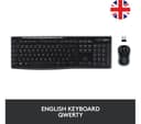 Logitech MK270 Keyboard Mouse Set Black thumbnail 2