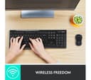 Logitech MK270 Keyboard Mouse Set Black thumbnail 3