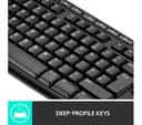 Logitech MK270 Keyboard Mouse Set Black thumbnail 4