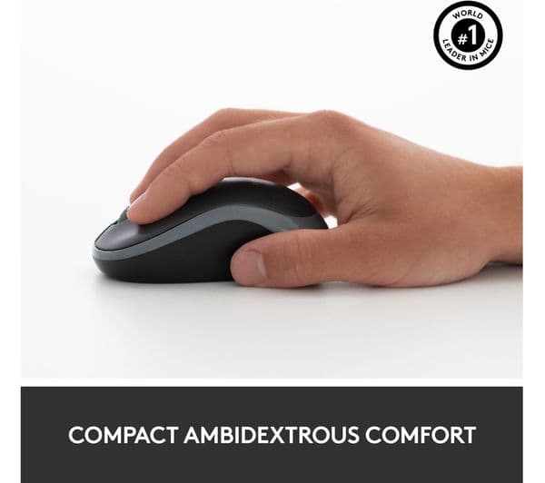 Logitech MK270 Keyboard Mouse Set Black - Image 7