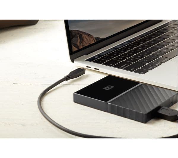 WD My Passport for Mac Portable Hard Drive - 2 TB, Black - Image 3