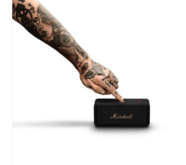 MARSHALL Emberton II Portable Bluetooth Speaker - Black & Brass - Image 10