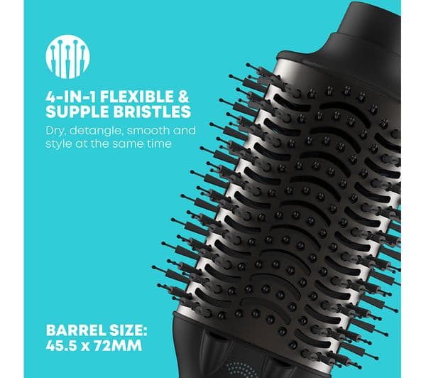 REVAMP Progloss Perfect Blow Dry Volume & Shine Air Styler - Black - Image 5