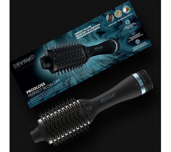 REVAMP Progloss Perfect Blow Dry Volume & Shine Air Styler - Black thumbnail 2