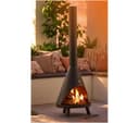 TOWER Comet T978538 Outdoor Chiminea Fire Pit - Black thumbnail 2