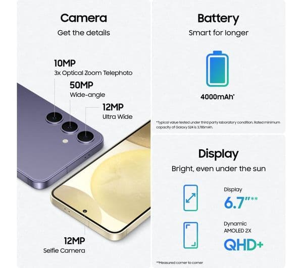 Samsung Galaxy S24 256GB Onyx Black - Image 5