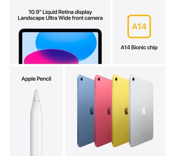 Apple iPad 10.9" A14 Bionic Liquid Retina Display, iPadOS 256GB – Blue - Image 6