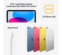 Apple iPad 10.9" A14 Bionic Liquid Retina Display, iPadOS 256GB – Blue thumbnail 6