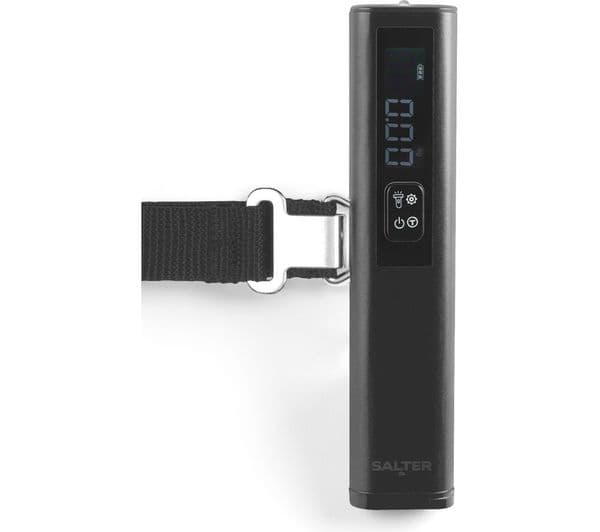 SALTER Digital Luggage Scale with Integrated Torch - Black - Image 6