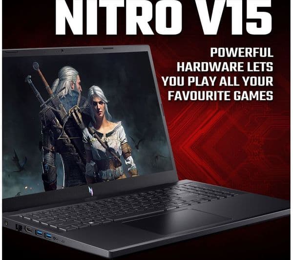 Acer Nitro V15 15.6" Gaming Laptop - AMD Ryzen 7, RTX 4060, 512 GB SSD - Image 3