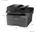 Brother MFC-L2800DW - multifunction printer - B/W thumbnail 2