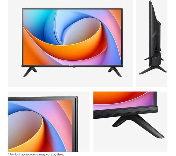 Hisense A4Q 32 Inch 32A4QTUK HD Ready HDR Smart TV with Freely - Black - Image 3