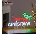 PREMIER 40 cm Merry Christmas Hanging Neon Sign thumbnail 4