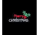 PREMIER 40 cm Merry Christmas Hanging Neon Sign thumbnail 2