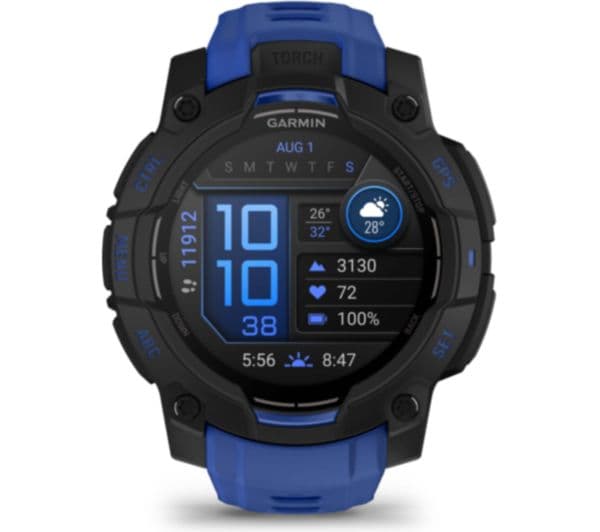 GARMIN Instinct 3 AMOLED Smartwatch 45mm - Black - Image 2