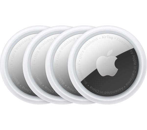 Apple AirTag Bluetooth Tracker - Pack of 4 - Image 1