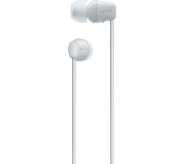 Sony WI-C100 Earbuds White - Image 2