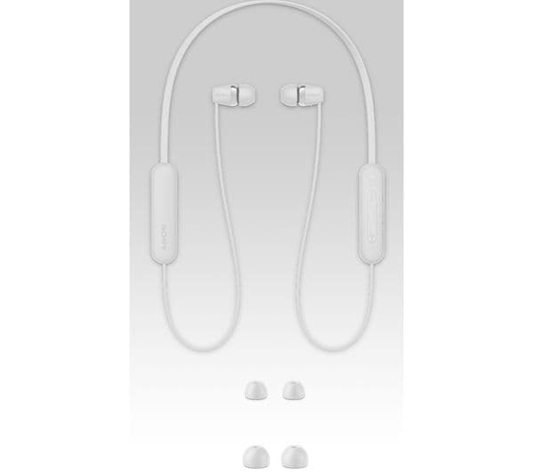 Sony WI-C100 Earbuds White - Image 4