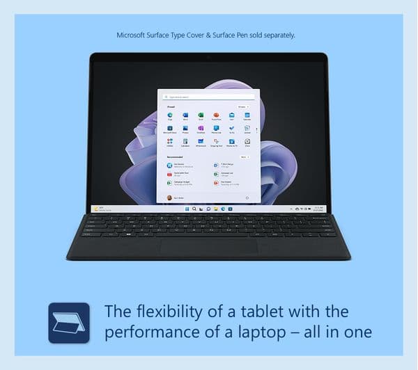 MICROSOFT 13" Surface Pro 9 - Intel® Core™ i5, 256 GB SSD, Graphite - Image 7