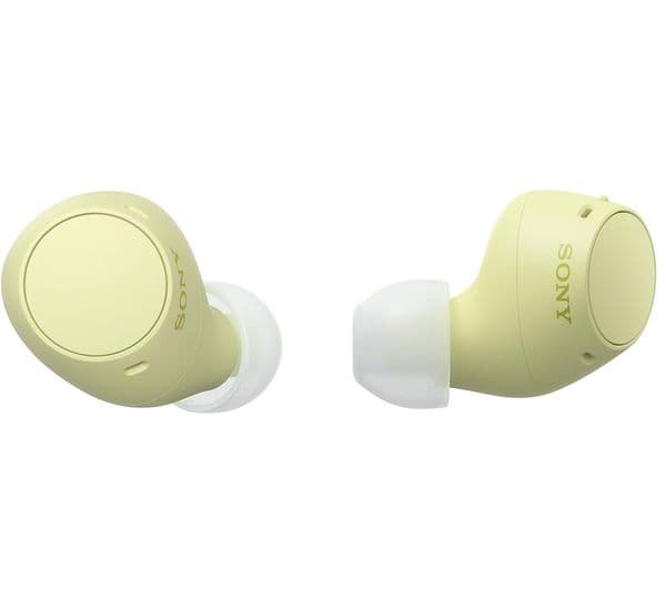 Sony WF-C510 Earbuds Yellow - Image 2